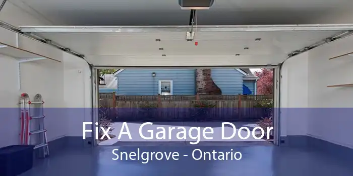Fix A Garage Door Snelgrove - Ontario