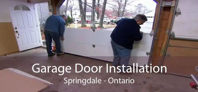Garage Door Installation Springdale - Ontario