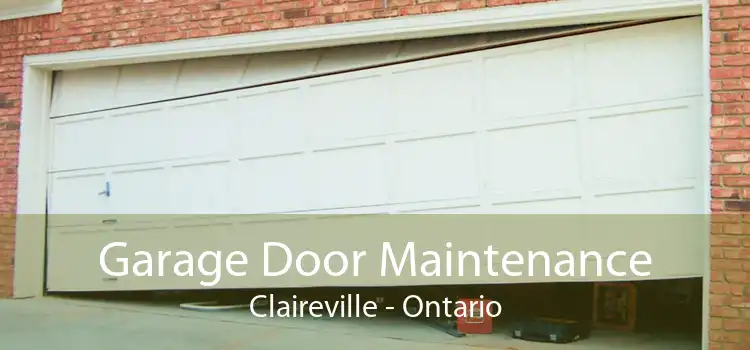 Garage Door Maintenance Claireville - Ontario