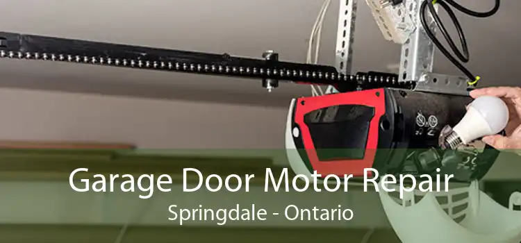 Garage Door Motor Repair Springdale - Ontario