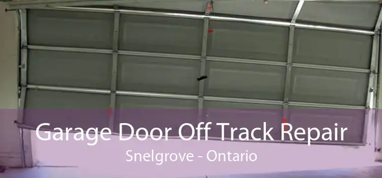 Garage Door Off Track Repair Snelgrove - Ontario