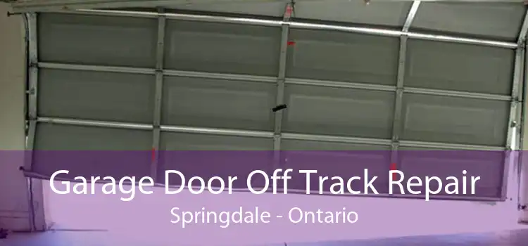 Garage Door Off Track Repair Springdale - Ontario