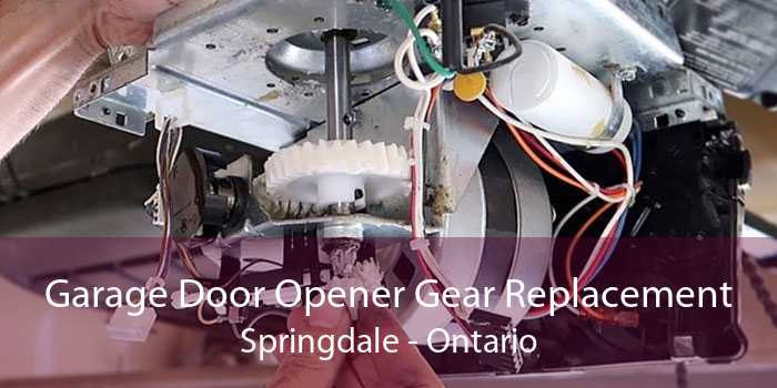 Garage Door Opener Gear Replacement Springdale - Ontario