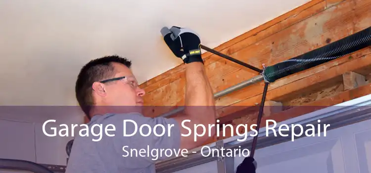 Garage Door Springs Repair Snelgrove - Ontario