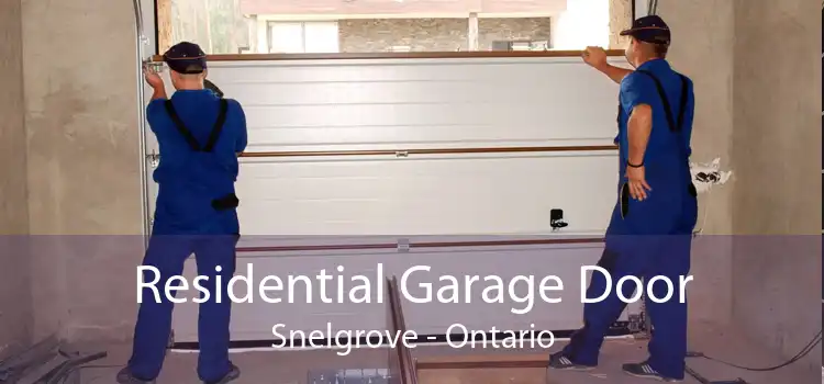 Residential Garage Door Snelgrove - Ontario