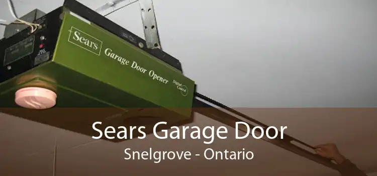 Sears Garage Door Snelgrove - Ontario