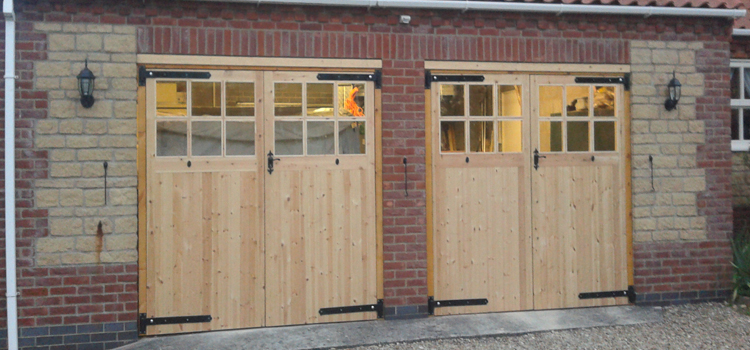 Side Hinged Wooden Garage Doors Brampton